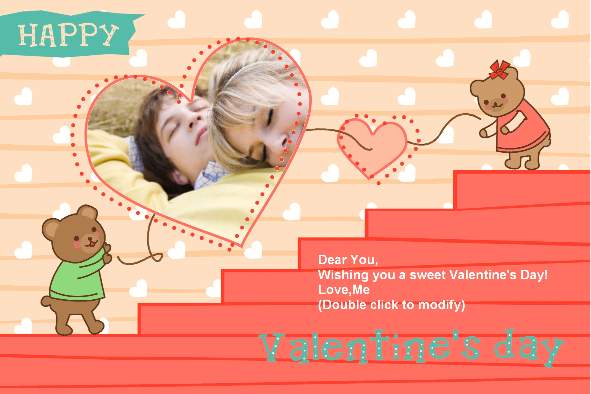 Family photo templates Valentines Day Cards (7)